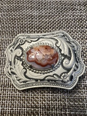 Hebilla de cinturón vintage de ágata  Foto 1 de 3