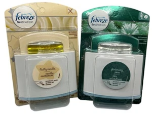 Lot 2 Febreeze Refresheners Small Spaces - Fluffy Vanilla And Glistening Pine - Picture 1 of 1