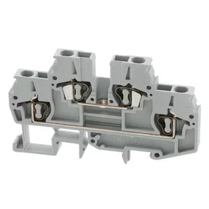 3029813 Klemmenblock Stecker 4 Positionen Vorschub durch grau 14-26 AWG: RoHS MZ - Bild 1 von 1