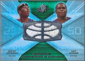 2008-09 SPx Winning Materials Quentin Richardson/Zach Randolph Jersey #WMC-RR - Picture 1 of 2