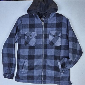 Victory Rugged Wear Boys Size L 12-14 Quilted Lined Hooded Fleece Jacket 104792 - Picture 1 of 8