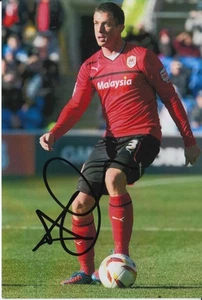 CARDIFF CITY HAND SIGNED ANDREW TAYLOR 6X4 PHOTO 5. - Picture 1 of 1