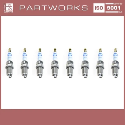8x Zündkerze für PORSCHE Cayenne 955 turbo 4.5 BOSCH - Image 1 of 4