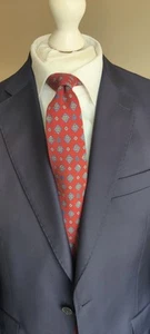 Alfred Dunhill ancient madder medallions silk tie - Picture 1 of 4