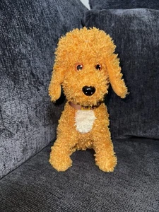 Fancy Nancy Barking Frenchy Brown 11" Plush "woof" Puppy Dog Toy Working - Picture 1 of 5