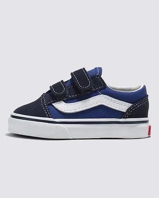 Zapatillas Vans Old Skool V para niños pequeños azul marino VN000D3YNVY talla 4,5 TD Foto 1 de 4