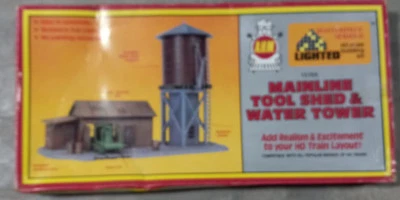 HO Scale AHM Mainline Tool Shed & Water Tower  Kit Masterpiece Series II #15705 - Image 1 of 2