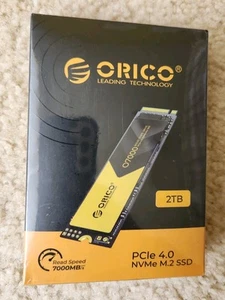 ORICO 2TB Gaming PCIe4.0 M.2 NVMe SSD Drive 7000MB/S (SEALED) - Photo 1/2