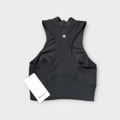 Nuevo con etiquetas Camiseta sin mangas Lululemon Train Free gris grafito 4 ropa deportiva NUEVO  Foto 1 de 4