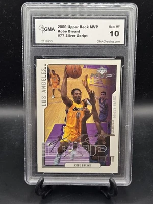 2000 UPPER DECK MVP KOBE BRYANT SILVER SCRIPT GEM MINT PSA 10 - Image 1 of 4
