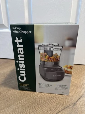 Cuisinart 3-Cup Mini Chopper - Anchor Gray, CCH-3AG - NEW - Image 1 of 4