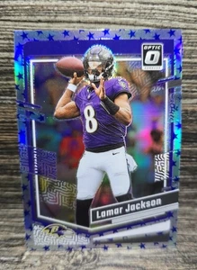 2023 Panini Donruss Optic - Lamar Jackson #14 Stars Prizm senza prezzo di riserva come nuovo o migliore! - Foto 1 di 7