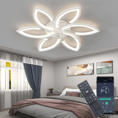 Ventilatori Da Soffitto Con Lampada Dimmerazione a Induzione Da 70W Lampadario V - Immagine 1 di 4