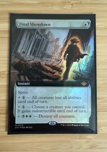 MTG: Final Showdown (Extended Art) Outlaws of Thunder Junction Foil NM - Picture 1 of 2