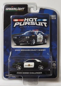 Greenlight Hot Pursuit 2009 Dodge Challenger Broward County Sheriff - Picture 1 of 1