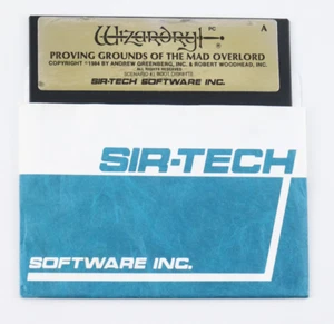 Wizardry Proving Ground Of The Mad Overlord 1984 IBM Tandy PC 5,25 disquete solamente - Imagen 1 de 3
