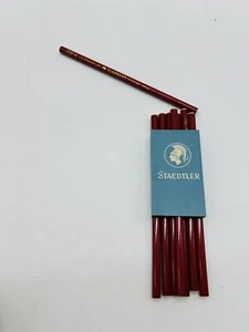 Juego de 8 J.S. sin usar Lápices Staedtler Elephant rojos para copiar 0775 Alemania - Imagen 1 de 4