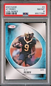 2022 SAGE A.T. Perry #4 (ROOKIE CARD) PSA 8 NM - MINT (RARE: Pop 1) - Picture 1 of 2