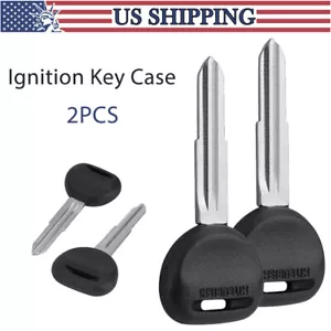 2 Replacement for Mitsubishi Car Ignition Transponder Key Blade Case MIT4-P X2 - Picture 1 of 6