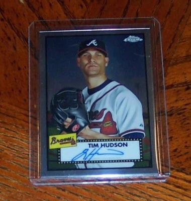 2021 Topps Chrome Platinum Anniversary Auto Tim Hudson Atlanta Braves - Image 1 of 3