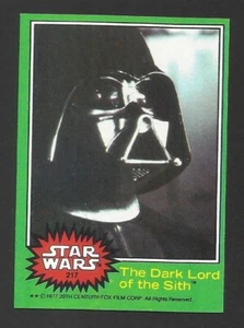 (CB3) THE DARK LORD #217 star wars 1977 topps trading cards US ISSUE GREEN - Picture 1 of 2