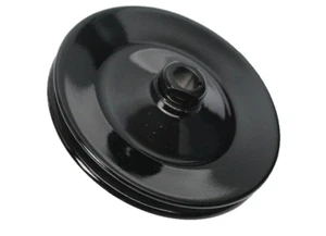 Power Steering Pump Pulley For GM Chevy V-Belt Key Way Saginaw 1 Groove Black - Picture 1 of 2