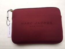 Marc Jacobs iPad Tablet Neoprene Zip Logo Computer Cherry Red Protective Case