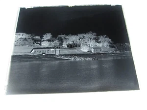 GLASS NEGATIVE,  LATE 1800s/EARLY 1900s,  CASTINE MAINE,  WATERFRONT, #3 - Picture 1 of 1
