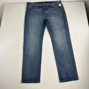 $248 7 For All Mankind Herren 40x31 blau schlank Airweft schmal-gerade japanisch - Bild 1 von 8