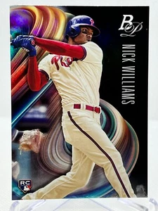 NICK WILLIAMS RC 2018 Bowman Platinum Baseball #8 Rookie - Picture 1 of 2