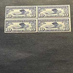 US Stamps Scott # C10 - MNH - Block of 4 Stamps - Picture 1 of 2