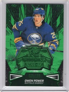 Owen Power 2022-23 UD SPX Rookie Finite Green RC 020/199