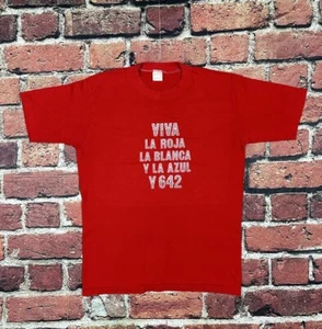 Vintage U.E. Local 642 Viva La Roja La Blanca Y La Azul T Shirt Single Stitch M - Picture 1 of 6