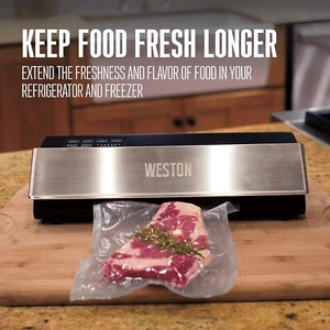 WESTON PRO ONE TOUCH ELECTRIC COMMERCIAL VACUUM FOOD SEALER - Picture 1 of 5