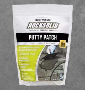 Rust Oleum RockSolid Crack-N-Patch Concrete Asphalt Putty Repair Sealer 3 lb NEW - Picture 1 of 7