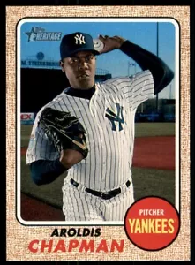 Aroldis Chapman 2017 Topps Heritage #686 - Imagen 1 de 2