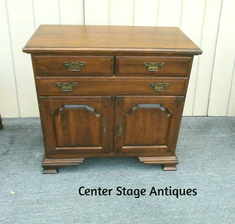 62524   Temple Stuart ROCKINGHAM Bar Cart Server Sideboard Cabinet Cover
