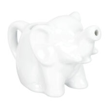  White Ceramics Small Milk Jug Gravy Bowl Container Espresso Mug