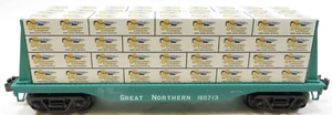 Atlas 1004102-1 Great Northern Flat Car w/ lumber Load NIB - Picture 1 of 4