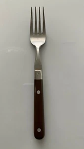 Washington Forge Mardi Gras Flatware Brown Handle Made in Korea Salad Fork - Picture 1 of 3