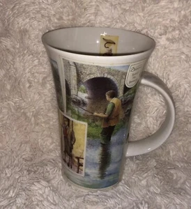 Dunoon Scottish Fine Stoneware Mug Country Sports Angling Fishing Richard Partis - Picture 1 of 12
