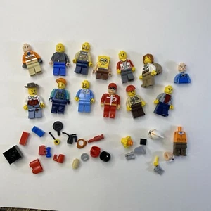 Lego Lot Mini Figures  SpongeBob Hard hat cowboys construction various Pcs - Picture 1 of 9