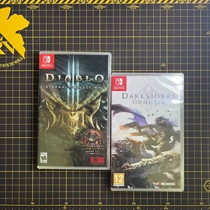 Lot 2 Darksiders Genesis Diablo III Eternal Collection Nintendo Switch Brand NEW - Picture 1 of 4