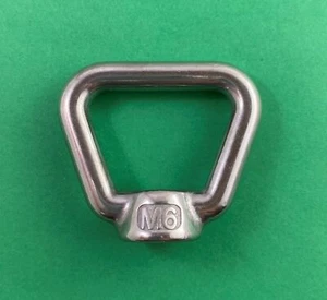 Tuerca para ojos elevadora de acero inoxidable 316 M6 6 mm arco tipo 80704 forma EE. UU. grado marino - Imagen 1 de 5
