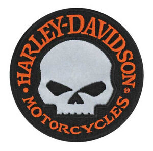 Harley Davidson Willie G Reflective Embroidered Patch 4 inch