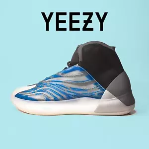 adidas Yeezy QNTM BSKTBL Frozen Blue - Picture 1 of 7