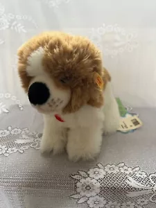 STEIFF GOLDEN RETRIEVER LUMPI WITH BUTTON BNWT CIRCA 1990 - Picture 1 of 15