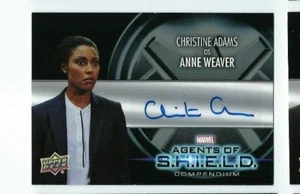 Agents of Shield Compendium 2019 autógrafo Christine Adams AA-CA - Imagen 1 de 1