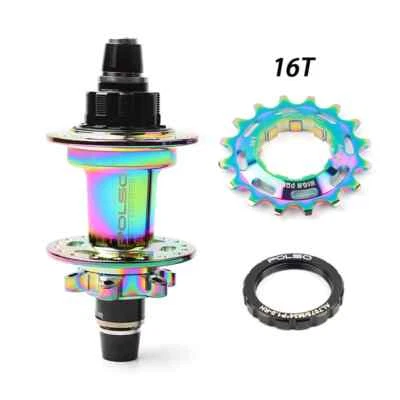 BMX Bicycle Racing Hub 36 Holes Disc Brake 6 Pawls  Hubs with 16T Cog Lockring - Image 1 of 4