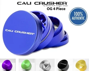 2" Cali Crusher OG 4 Stück eloxiert Kräuter Gewürzmühle Hard Top ORIGINAL in BOX - Bild 1 von 17